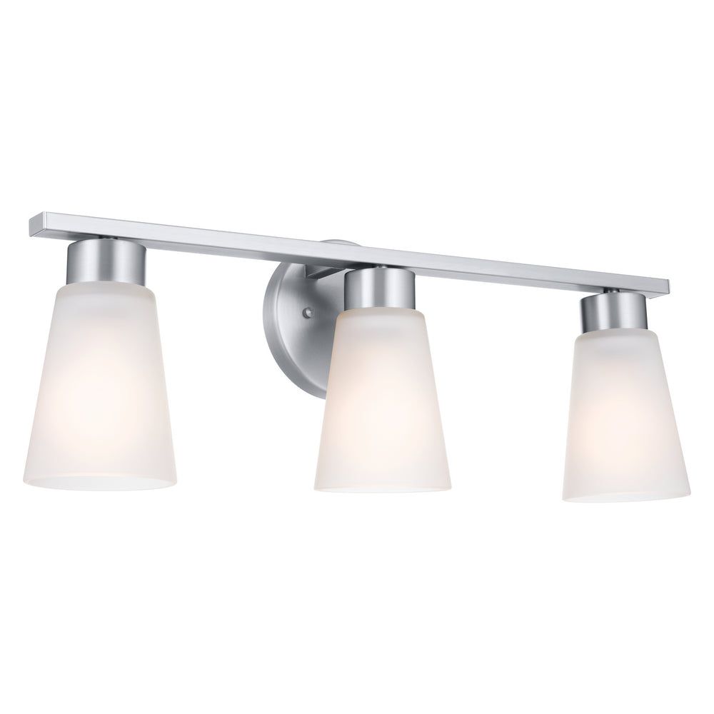 Kichler Canada - Three Light Bath - Stamos - Brushed Nickel- Union Lighting Luminaires Decor