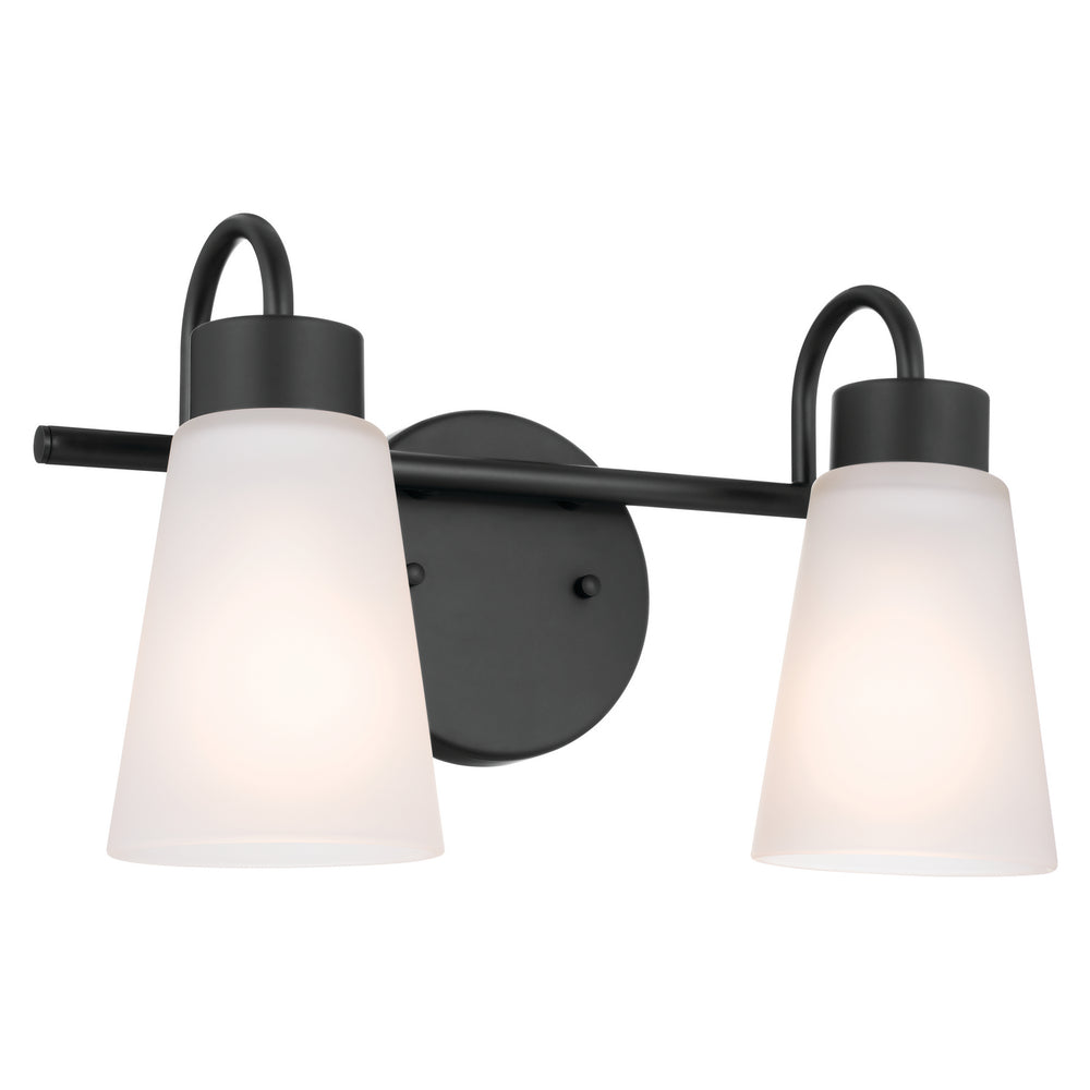 Kichler Canada - Two Light Bath - Erma - Black- Union Lighting Luminaires Decor