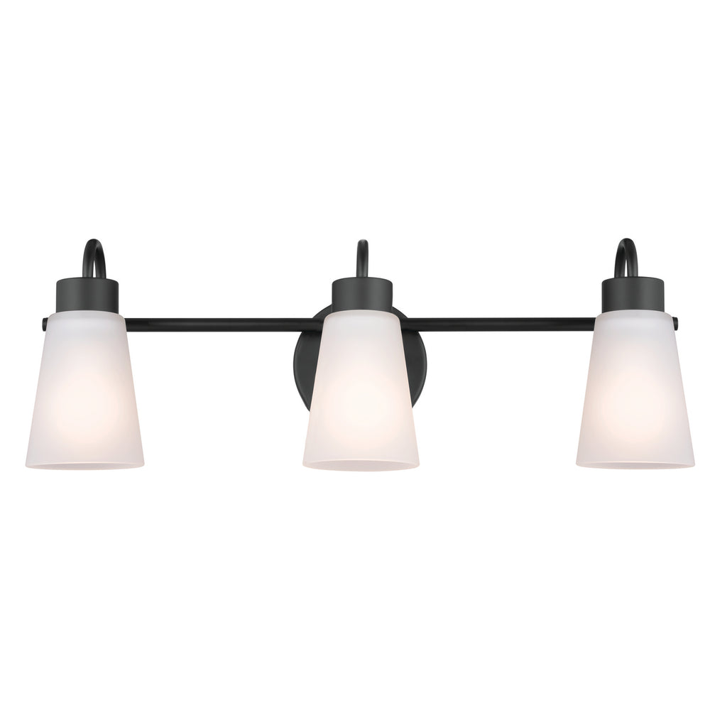 Kichler Canada - Three Light Bath - Erma - Black- Union Lighting Luminaires Decor