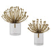 Uttermost - Sculptures, S/2 - Aga - Brushed Gold- Union Lighting Luminaires Decor