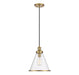 Meridian - One Light Pendant - Natural Brass- Union Lighting Luminaires Decor