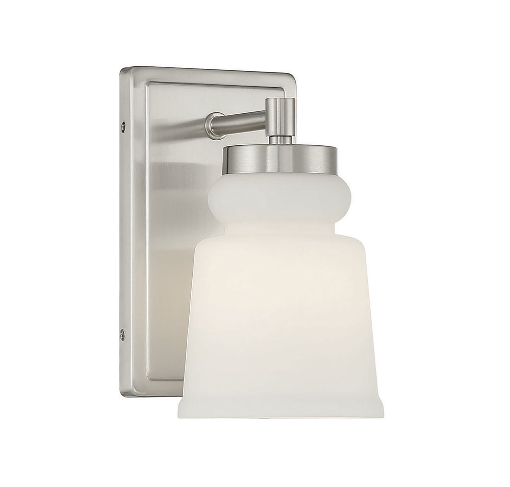 Meridian - One Light Wall Sconce - Brushed Nickel- Union Lighting Luminaires Decor