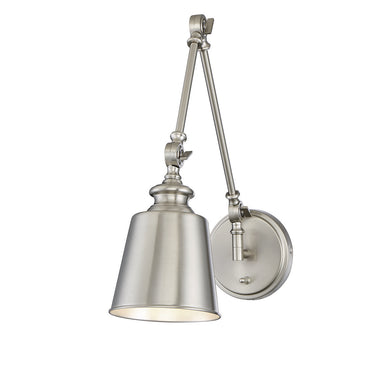 Meridian - One Light Wall Sconce (Set of 2) - Brushed Nickel- Union Lighting Luminaires Decor