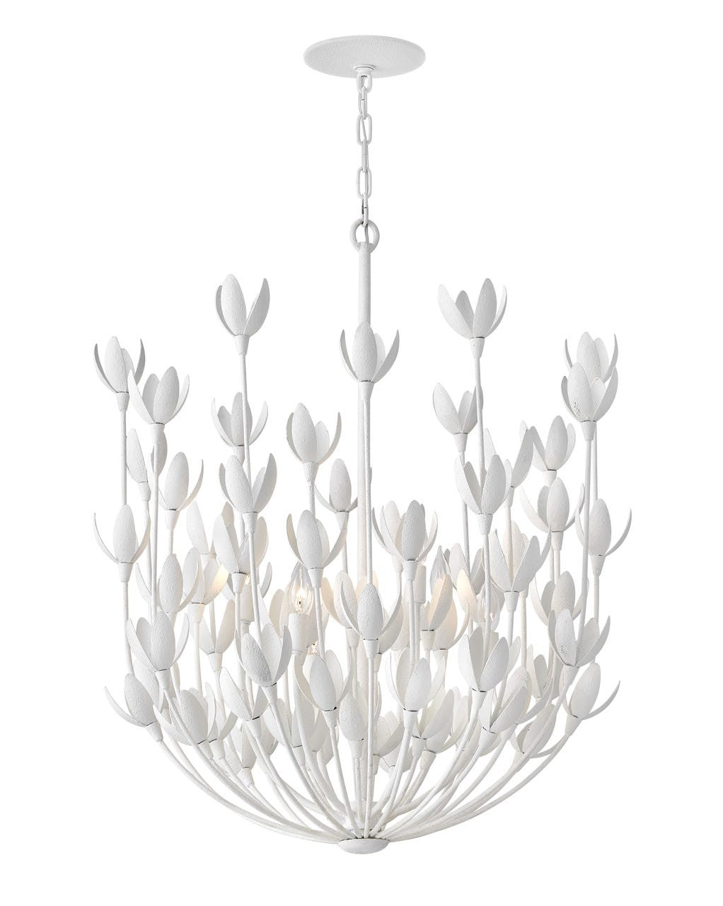 Hinkley Canada - LED Chandelier - Flora - Textured Plaster- Union Lighting Luminaires Decor