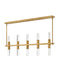 Fredrick Ramond Canada - LED Linear Pendant - Cecily - Heritage Brass- Union Lighting Luminaires Decor