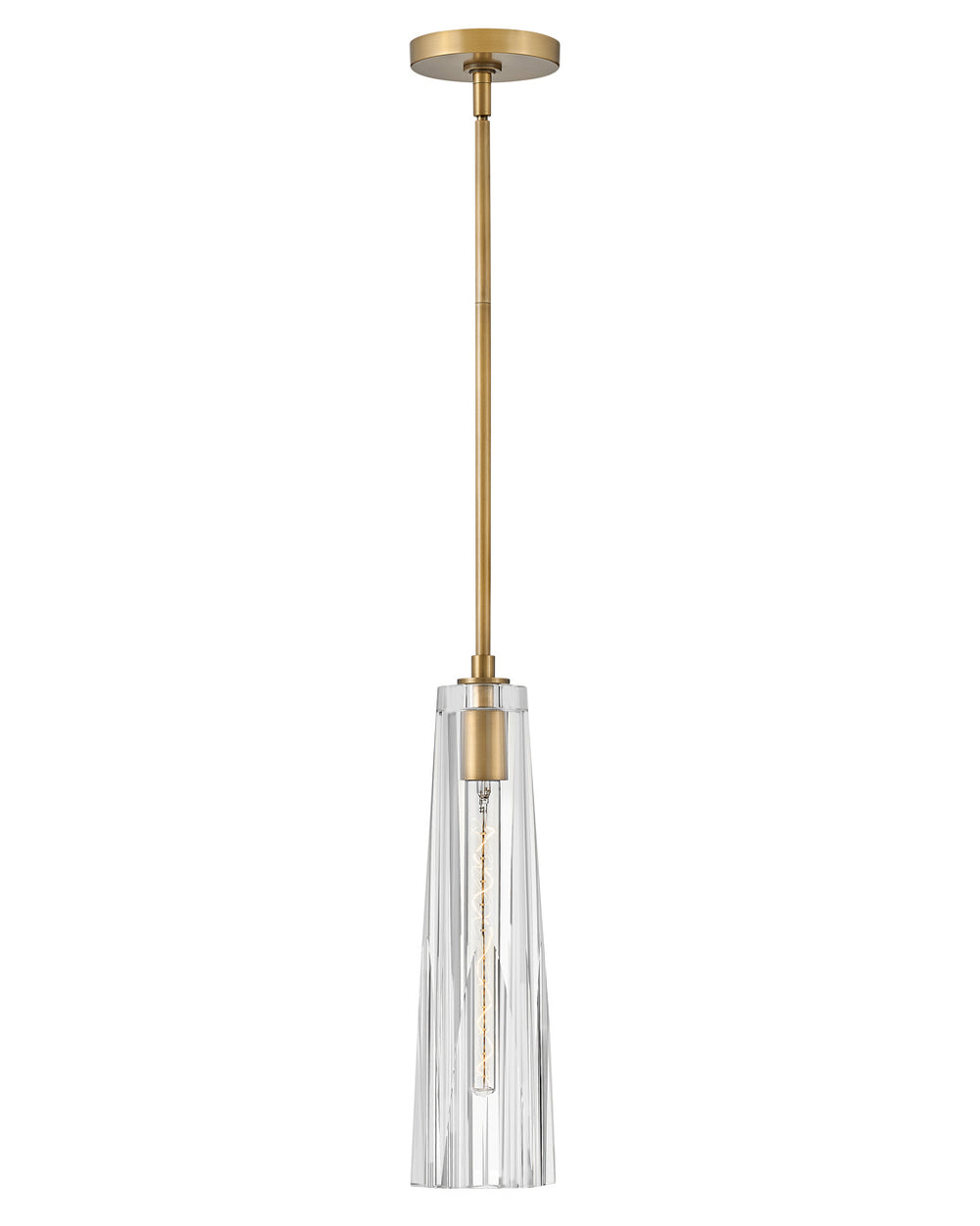 Fredrick Ramond Canada - LED Pendant - Cosette - Heritage Brass- Union Lighting Luminaires Decor