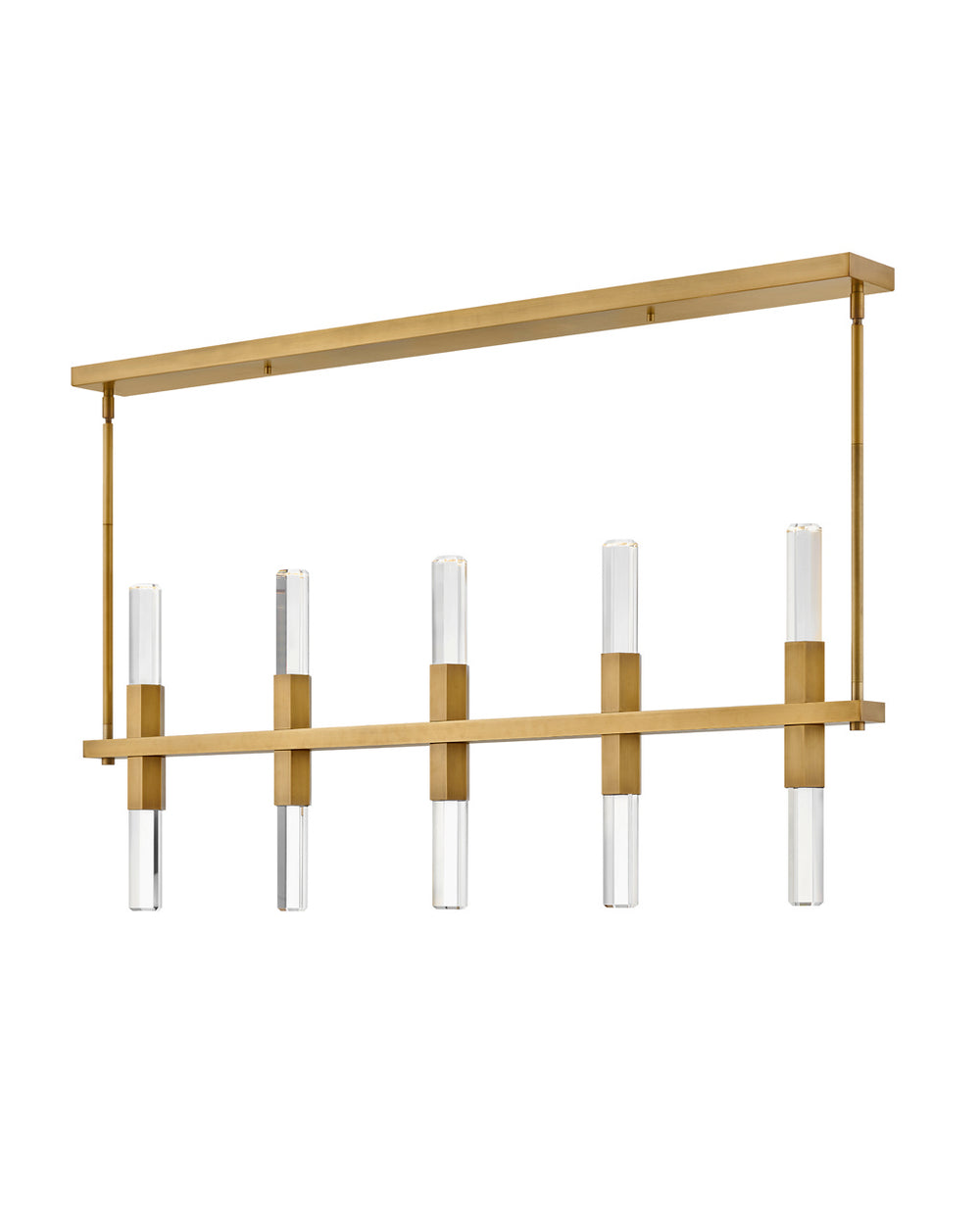 Fredrick Ramond Canada - LED Linear Pendant - Cecily - Heritage Brass- Union Lighting Luminaires Decor