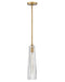 Fredrick Ramond Canada - LED Pendant - Cosette - Heritage Brass- Union Lighting Luminaires Decor
