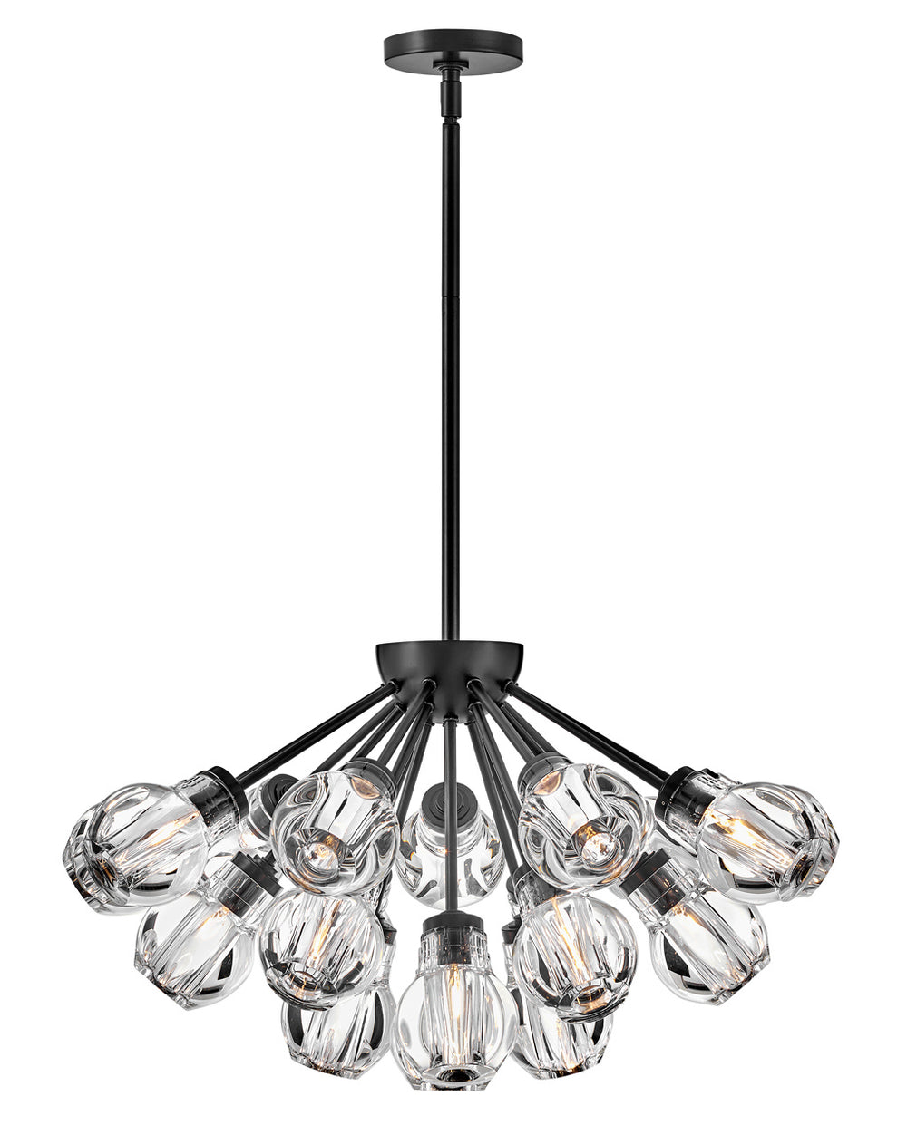 Fredrick Ramond Canada - LED Pendant - Elise - Black- Union Lighting Luminaires Decor