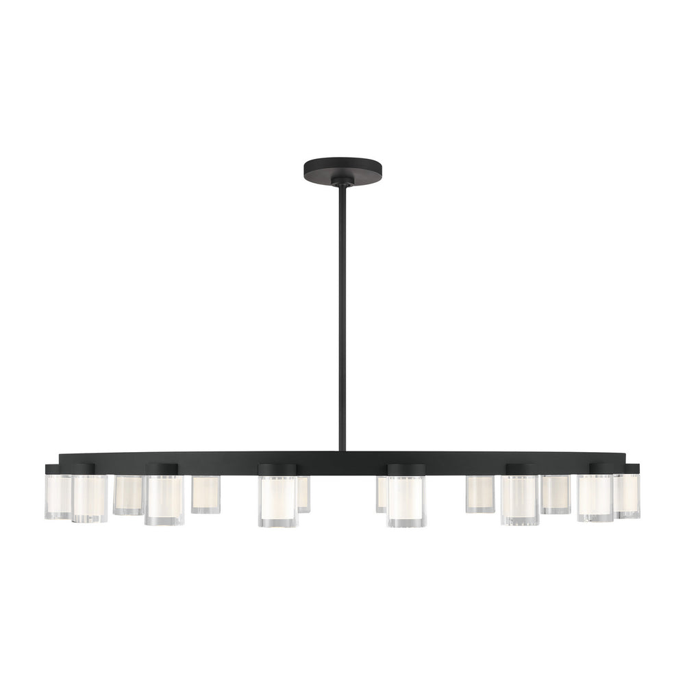 Visual Comfort Modern - LED Chandelier - Esfera - Nightshade Black- Union Lighting Luminaires Decor