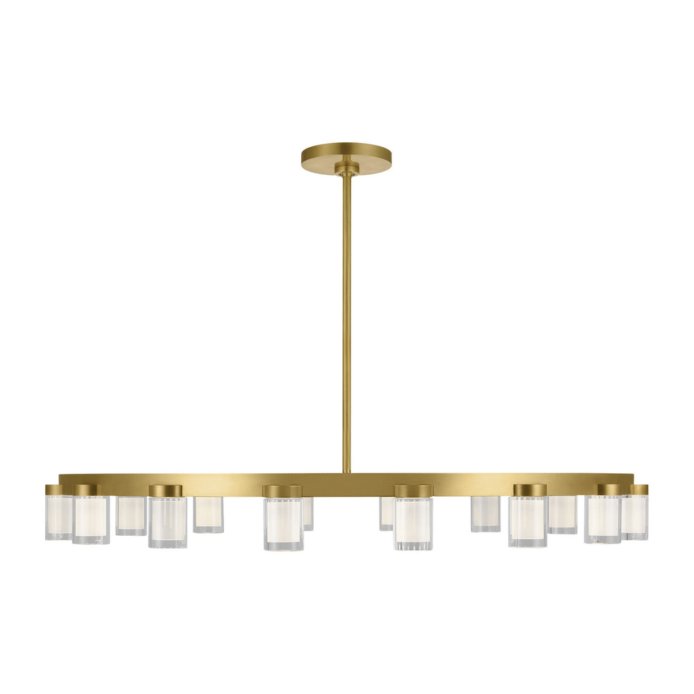 Visual Comfort Modern - LED Chandelier - Esfera - Natural Brass- Union Lighting Luminaires Decor