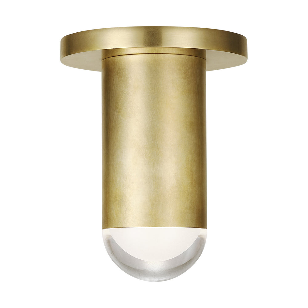 Visual Comfort Modern - LED Flush Mount - Ebell - Natural Brass- Union Lighting Luminaires Decor