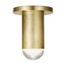 Visual Comfort Modern - LED Flush Mount - Ebell - Natural Brass- Union Lighting Luminaires Decor