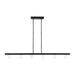 Visual Comfort Modern - LED Linear Suspension - Esfera - Nightshade Black- Union Lighting Luminaires Decor