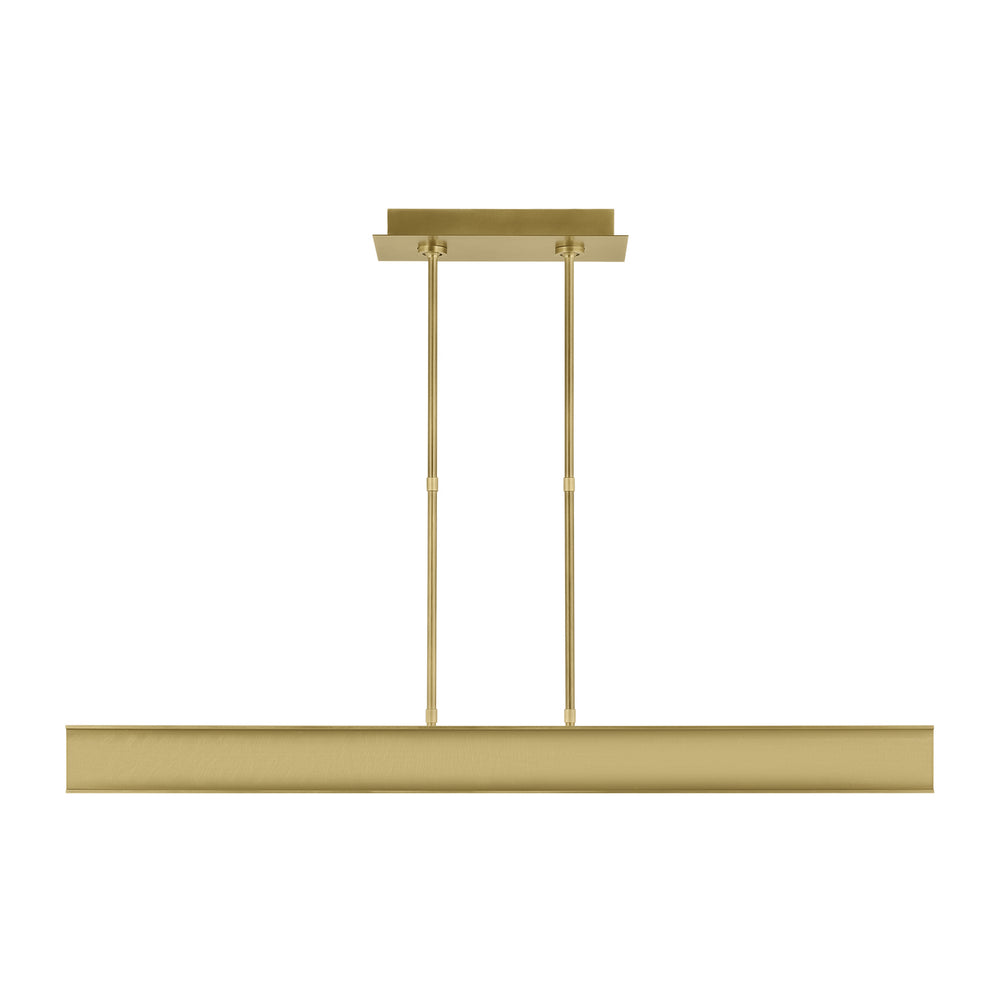 Visual Comfort Modern - LED Linear Suspension - I-Beam - Plated Brass- Union Lighting Luminaires Decor