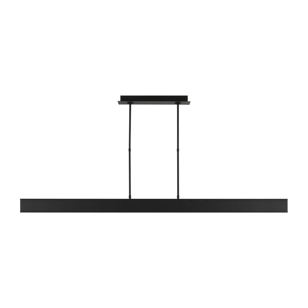 Visual Comfort Modern - LED Linear Suspension - I-Beam - Nightshade Black- Union Lighting Luminaires Decor