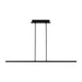 Visual Comfort Modern - LED Linear Suspension - Stagger - Nightshade Black- Union Lighting Luminaires Decor