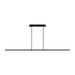 Visual Comfort Modern - LED Linear Suspension - Stagger - Nightshade Black- Union Lighting Luminaires Decor
