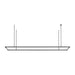 Visual Comfort Modern - LED Linear Suspension - Stagger - Nightshade Black- Union Lighting Luminaires Decor