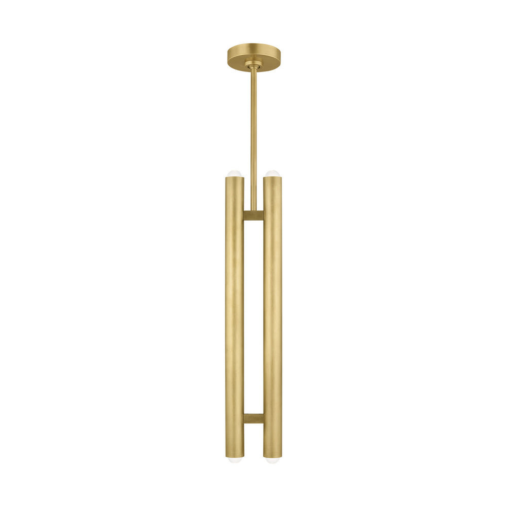 Visual Comfort Modern - LED Pendant - Ebell - Natural Brass- Union Lighting Luminaires Decor