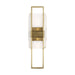 Visual Comfort Modern - LED Wall Sconce - Duelle - Natural Brass- Union Lighting Luminaires Decor