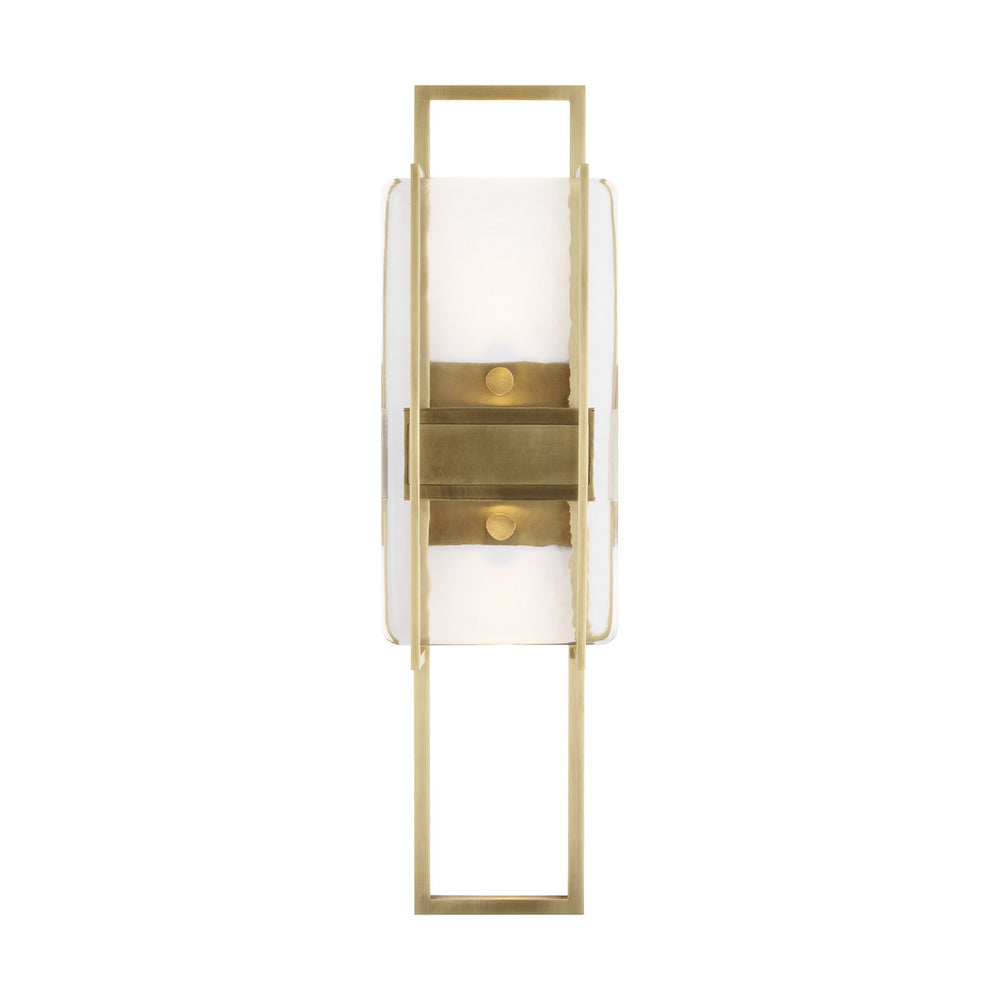 Visual Comfort Modern - LED Wall Sconce - Duelle - Natural Brass- Union Lighting Luminaires Decor