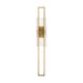 Visual Comfort Modern - LED Wall Sconce - Duelle - Natural Brass- Union Lighting Luminaires Decor