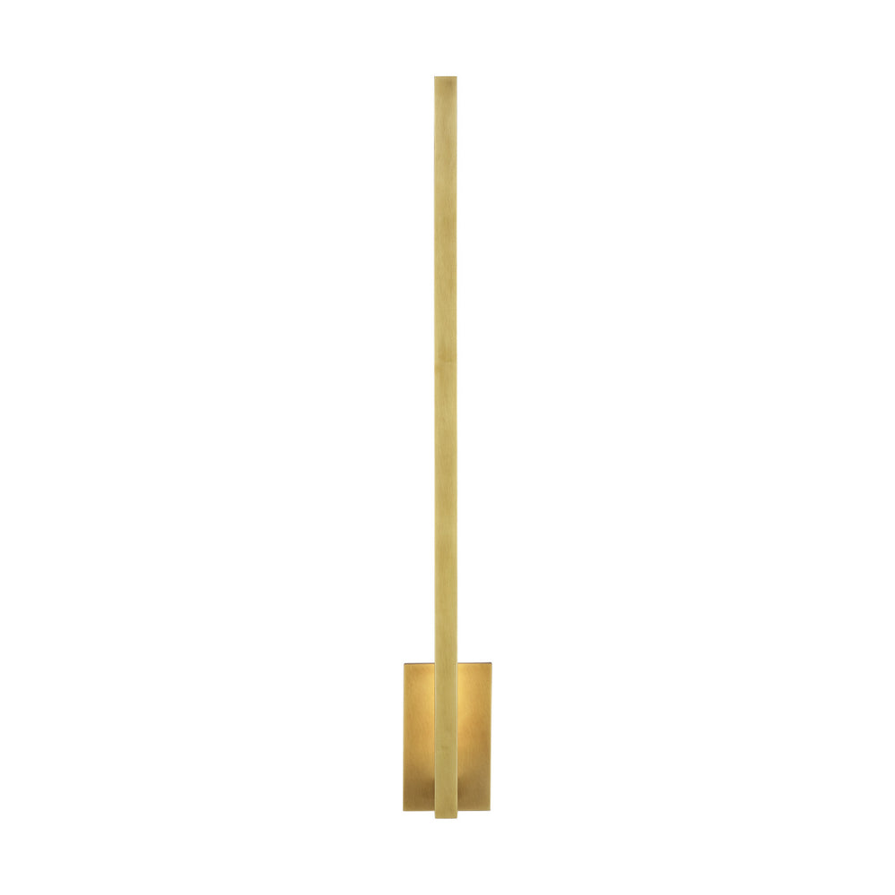 Visual Comfort Modern - LED Wall Sconce - Stagger - Natural Brass- Union Lighting Luminaires Decor
