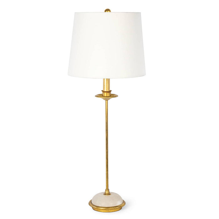 Regina Andrew Canada - One Light Buffet Lamp - Fisher - Gold Leaf- Union Lighting Luminaires Decor