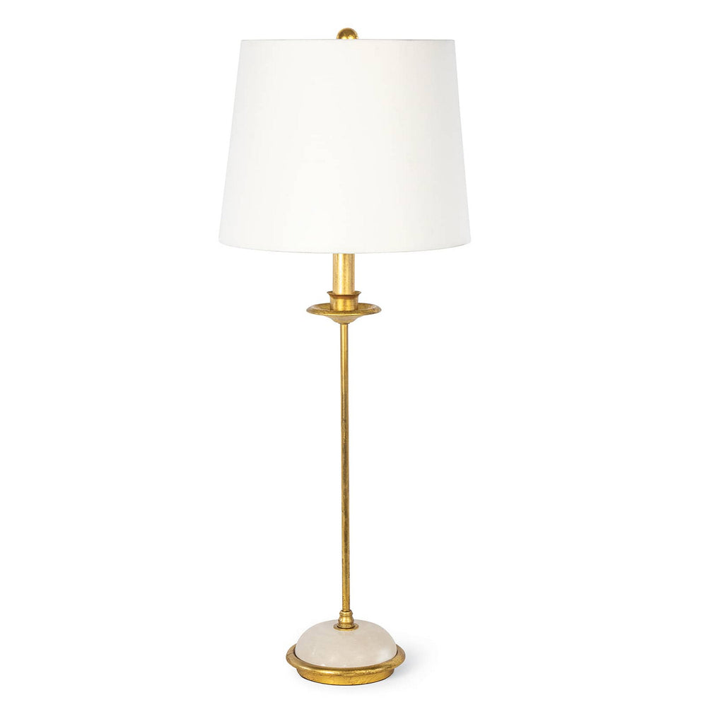 Regina Andrew Canada - One Light Buffet Lamp - Fisher - Gold Leaf- Union Lighting Luminaires Decor