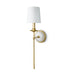 Regina Andrew Canada - One Light Wall Sconce - Fisher - Gold Leaf- Union Lighting Luminaires Decor