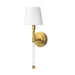 Regina Andrew Canada - One Light Wall Sconce - Auburn - Gold Leaf- Union Lighting Luminaires Decor
