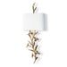 Regina Andrew Canada - Two Light Wall Sconce - Trillium - Antique Gold Leaf- Union Lighting Luminaires Decor