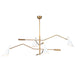 Regina Andrew Canada - Four Light Chandelier - Spyder - White- Union Lighting Luminaires Decor