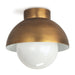 Regina Andrew Canada - One Light Flush Mount - Montreux - Natural Brass- Union Lighting Luminaires Decor