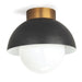 Regina Andrew Canada - One Light Flush Mount - Montreux - Oil Rubbed Bronze- Union Lighting Luminaires Decor