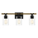Quoizel - Three Light Bath - Devon Court - Matte Black- Union Lighting Luminaires Decor