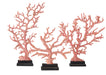 Currey and Company - Branches Set of 3 - Coral - Antique Red/Pale Pink/Black- Union Lighting Luminaires Decor