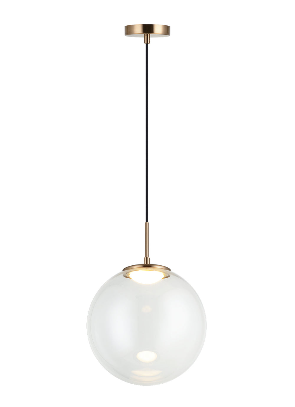 Matteo Canada - LED Pendant - Boble - Aged Gold Brass- Union Lighting Luminaires Decor