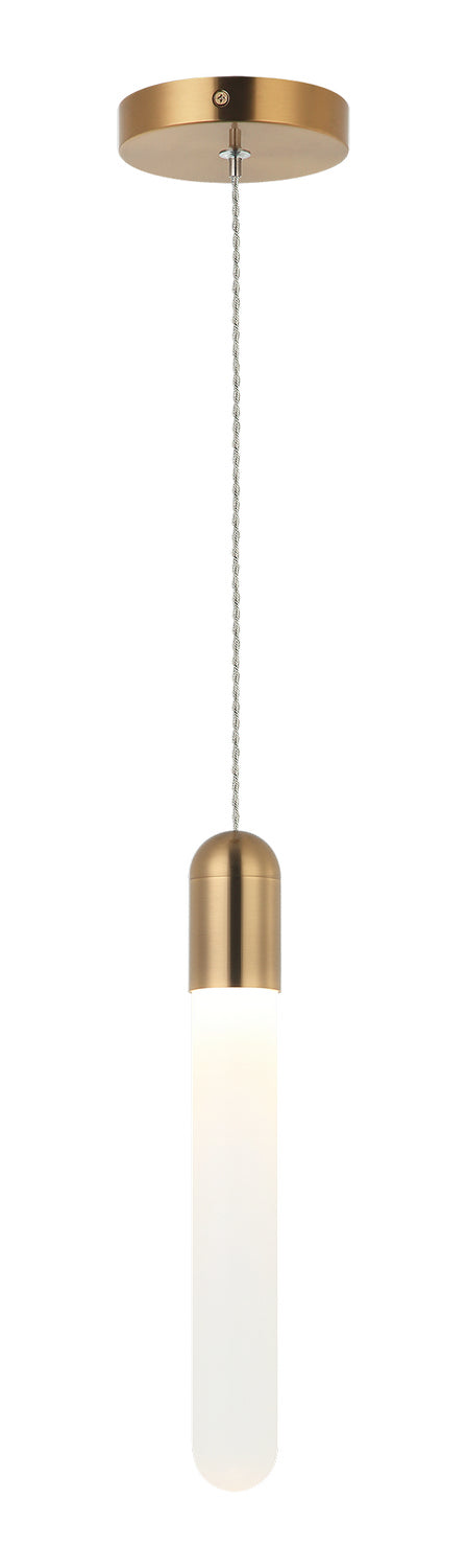 Matteo Canada - LED Pendant - Aydin - Aged Gold Brass- Union Lighting Luminaires Decor