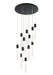 Matteo Canada - LED Pendant - Aydin - Matte Black- Union Lighting Luminaires Decor