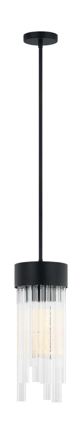 Matteo Canada - Three Light Pendant - Kellan - Matte Black- Union Lighting Luminaires Decor