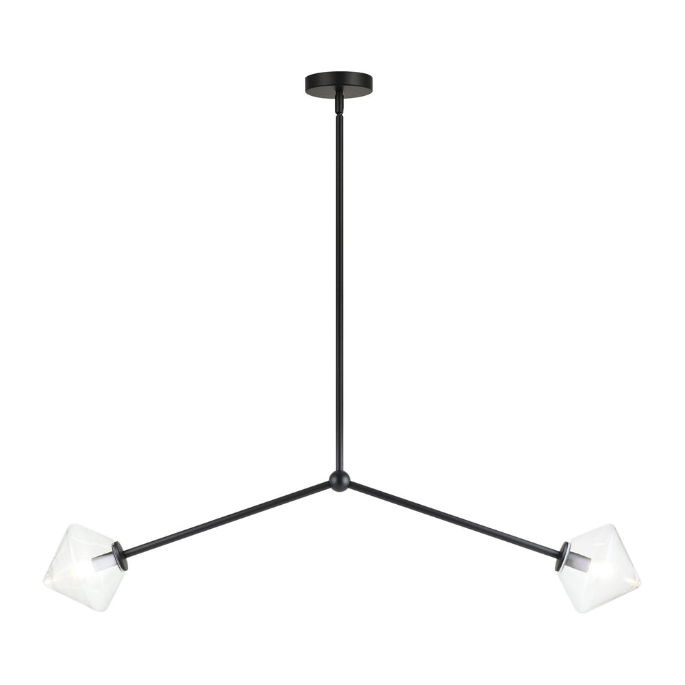 Matteo Canada - Two Light Pendant - Novo - Black- Union Lighting Luminaires Decor