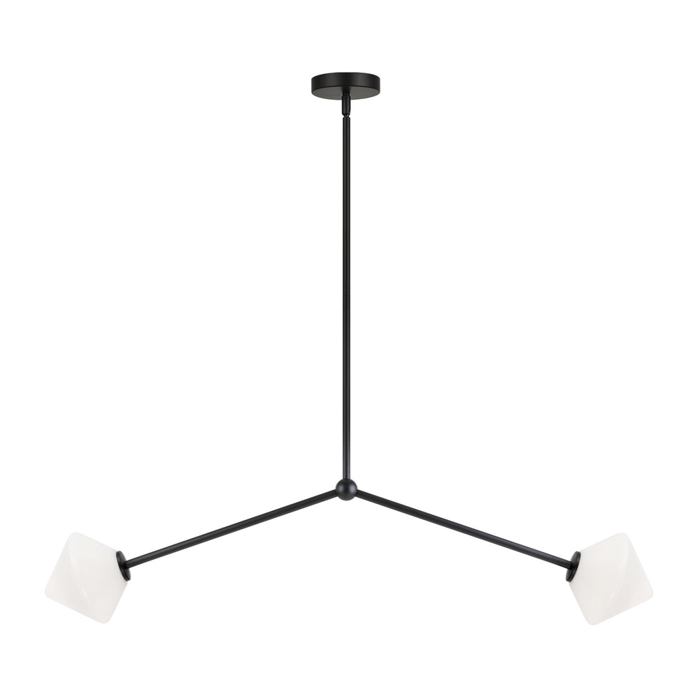 Matteo Canada - Two Light Pendant - Novo - Black- Union Lighting Luminaires Decor