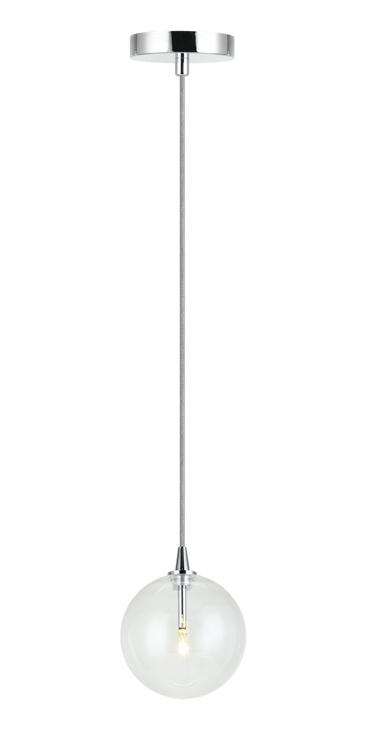 Matteo Canada - One Light Pendant - Bolha - Chrome- Union Lighting Luminaires Decor