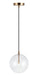 Matteo Canada - One Light Pendant - Bolha - Aged Gold Brass- Union Lighting Luminaires Decor