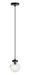 Matteo Canada - One Light Pendant - Ridge - Matte Black- Union Lighting Luminaires Decor