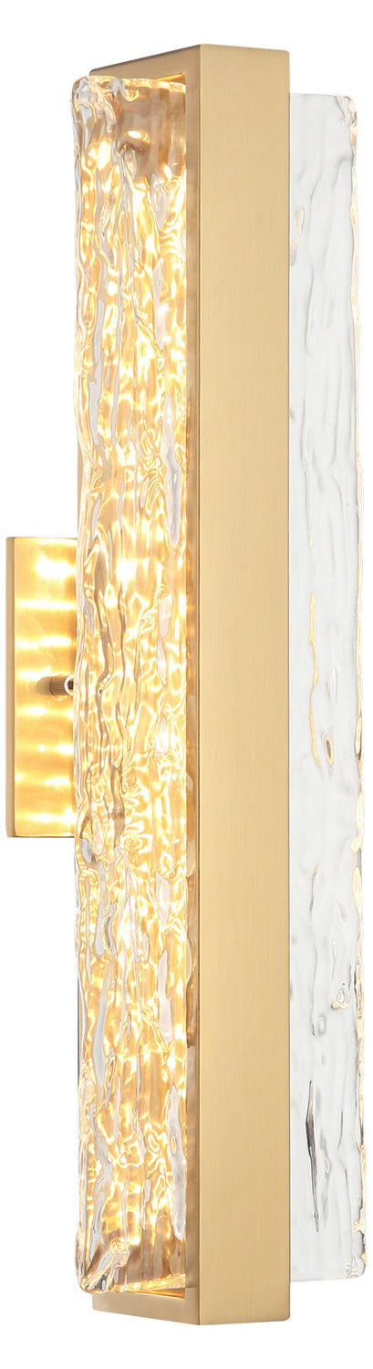 Matteo Canada - LED Vanity - Niagara - Aged Gold Brass- Union Lighting Luminaires Decor