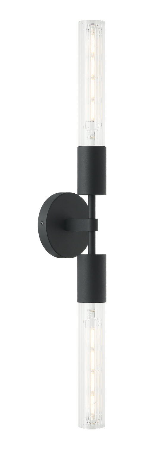 Matteo Canada - Two Light Vanity - Lumière - Matte Black- Union Lighting Luminaires Decor