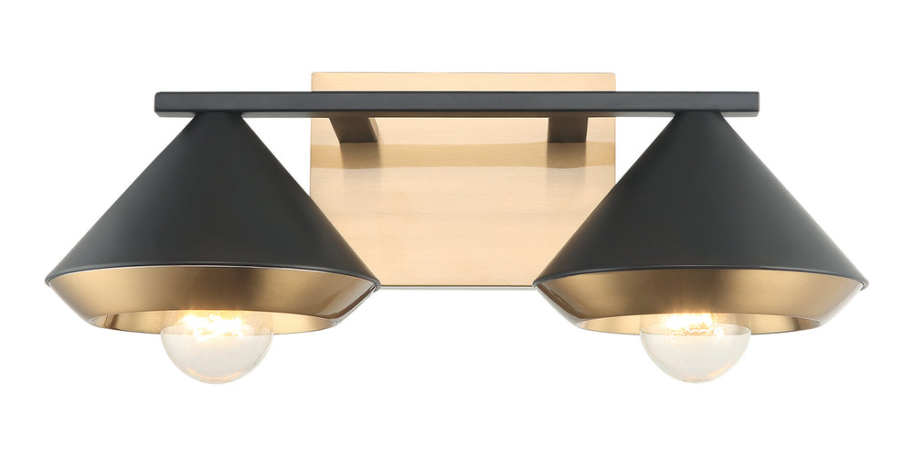 Matteo Canada - Two Light Wall Sconce - Velax - Matte Black- Union Lighting Luminaires Decor